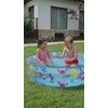 Alberca Circular Infantil Animales Marinos 122 Cm Color Azul