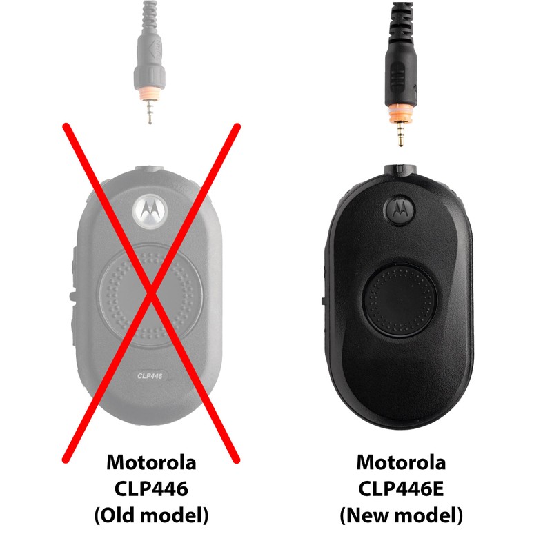 Hoornie Radio Headset for Motorola CLP446E | High Secure Hold