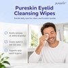 Pureskin Eyelid Wipes with Tea Tree Oil - No-Rinse Eye
