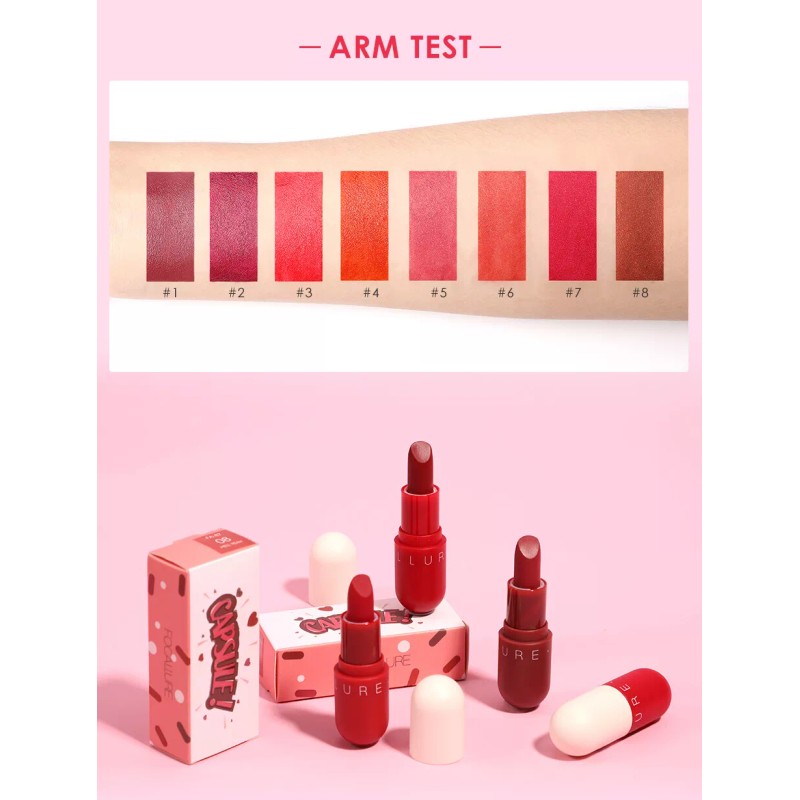 FOCALLURE 8 Colors Velvet Matte Lipstick Capsule Makeup - #04