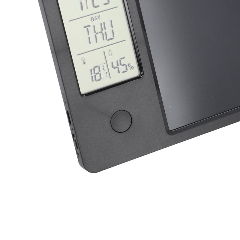 Electronic Digital Planner Tablet Calendar with Time Day Temperature Humidity