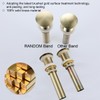 RANDOM Brushed Gold Sink Drain Stopper Without Overflow Bathroom Pop