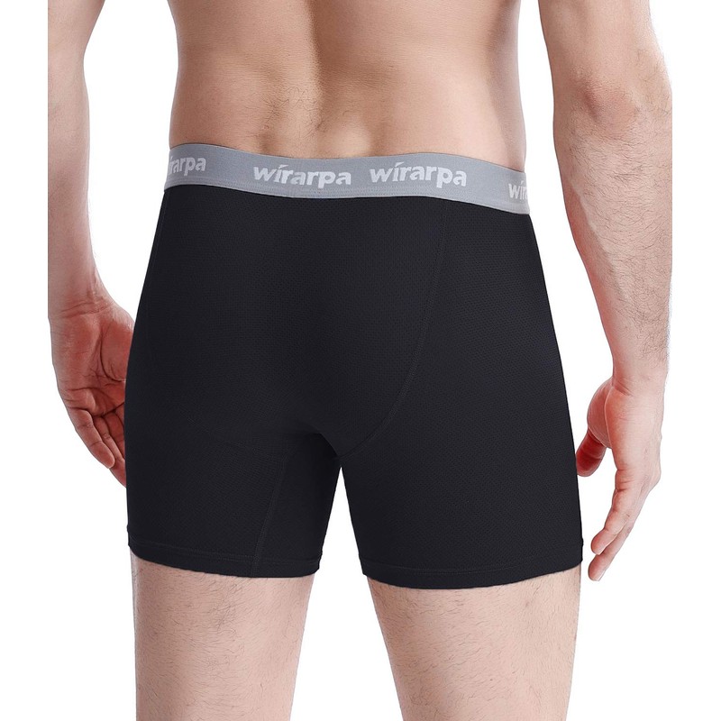 wirarpa Men's Mesh Breathable Boxer Briefs Cool Breeze Men's Underwear