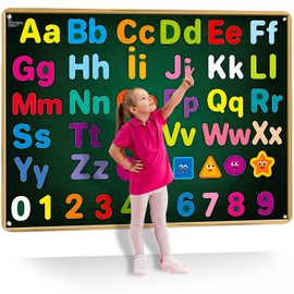 QUOKKA ABC Felt Board for Kids 3-5 Years Old - Social Emotional Preschool Learning Activities for Ages 2-4