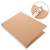 Operitacx A4 Ring Binder Sleeves Made of Kraft Paper Refillable