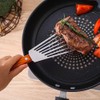 MEETOZ Stainless Fish Spatula, Nonstick Spatula Turner, Thin Slotted Spatula