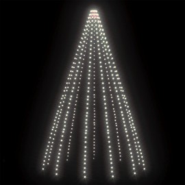 vidaXL Fairy Lights with 500 LEDs Christmas Tree Light Net Tree Curtain Christmas Decoration Christmas Tree Lighting Cool White 500 cm Indoor Outdoor