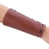 Shooting Archery Arrow Leather Arm Guard Protection Safe Strap Armband