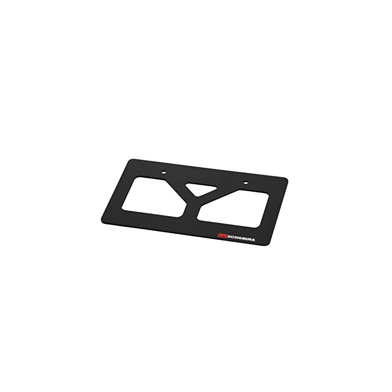 YOSHIMURA 599-021-0001 Carbon License Plate Holder for 126cc and Up