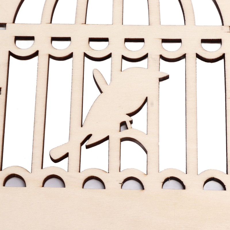 Wooden Chocolate Display Stand Bird Cage Style Dessert Display Shelves