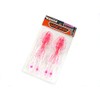Viseo Real Bait Squid, 6 Inch, Border Pink Clear