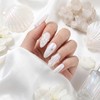 Sun&Beam Nails Handmade Nail Tips, Medium Long Almond, False Nails,