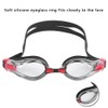2Pcs Large Frame Swimming Glasses Electroplated Adults Goggles for Training