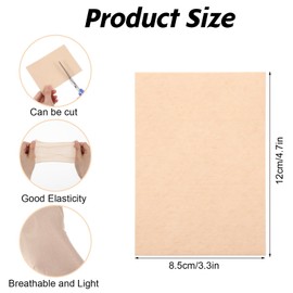 20 Pcs Tattoo Cover Up Patch, Sweatproof Waterproof Tattoo Cover Up Tape Sticker, Ultra Thin Scar Cover Up Patch, Tattoos Cover Up For Light Skin, Cuttable Invisible Scar Birthmarks Sticker