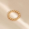 Memory Created 18K Gold PVD Coating Stainless Steel Ring, Gold