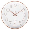 Yoiolclc Wall Clock 10 Inch Battery Operated Modern Round Non-Ticking
