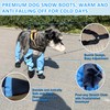 CheiyQu Dog Suspender Booties, 2025 Adjustable Dog Paw Protector with