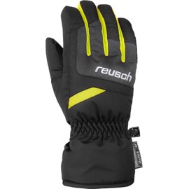 Reusch Children's Bennet R-Tex Xt Gloves, Black/Blue/Yellow, 4.5