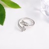 OSSZ Cross Ring Women's Faith Religious Jewelry 925 Sterling Silver-Great