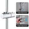 TRUSTLIFE Stainless Steel Shower Rail 68 cm Silver Shower Rail