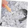 MAGICLULU 4pcs Aluminum Ice with Wood Handle Versatile Ice Tool