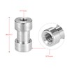 HEIYE Screw, 5pcs 1/4"-20" and 3/8"-16 Female Spigot Screw Thread