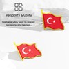 Turkey Flag Lapel Pin - Enamel Metal National Badge |