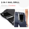 AZ GOGO Nail Drill Machine, 35000RPM Rechargeable Professional Portable Nail