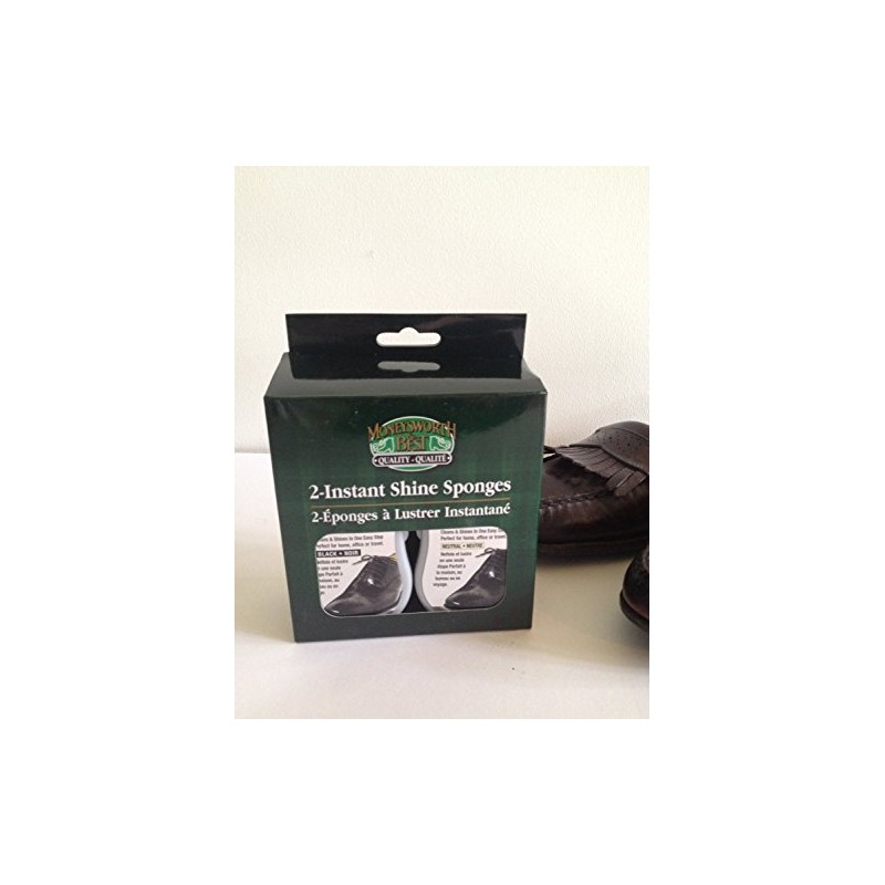 Moneysworth & Best Instant Shine Sponge-Pack of 2 (Neutral)