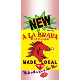 A LA BRAVA Hot Sauce Hot Sauce A LA BRAVA DIABLA 10 oz. bottle.(Pack of 6).*US PRODUCER & SELLER*