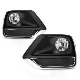 AKKON - Fits 2017-2022 Chevy Trax Bumper Fog Lights Lamp w/Wiring Switch Pair Driver Left+Passenger Right