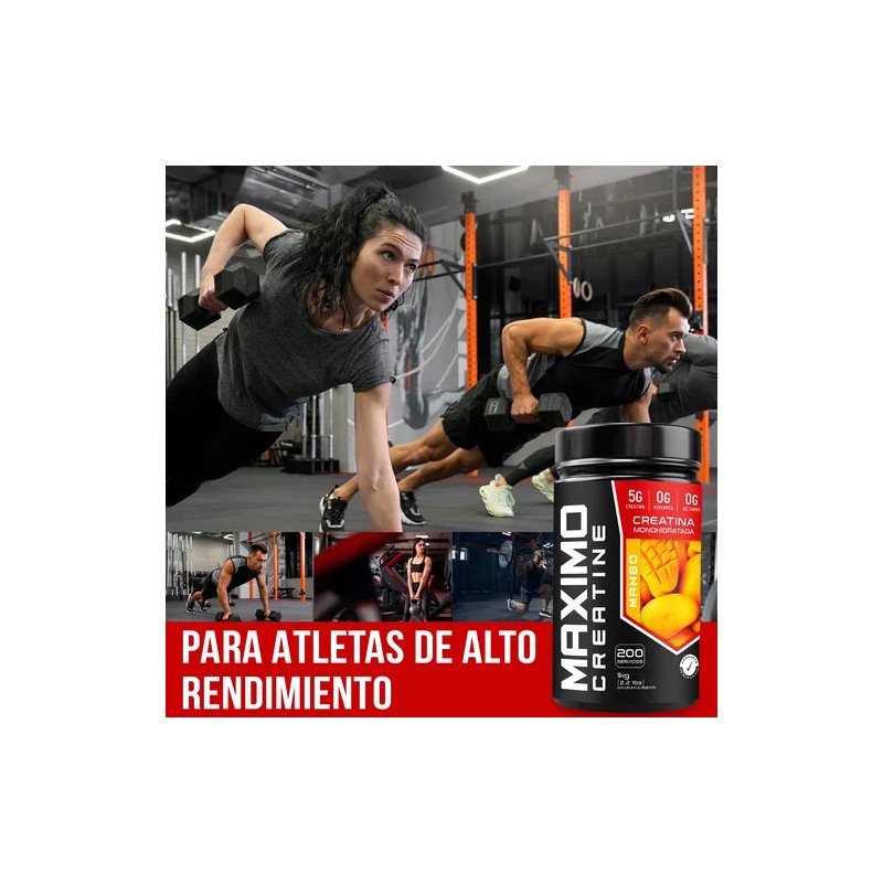 Creatina Monohidratada Maximo Protein 1kg 200 Porciones