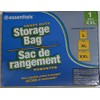 essentials(TM) Heavy Duty Clear Plastic Storage Bags w/ Zip-Lock &