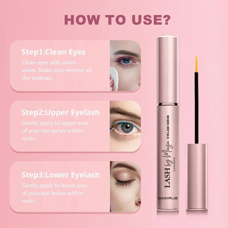 Suero Para Pestañas Lash By Maya, Auténtico Y Oficial Lash
