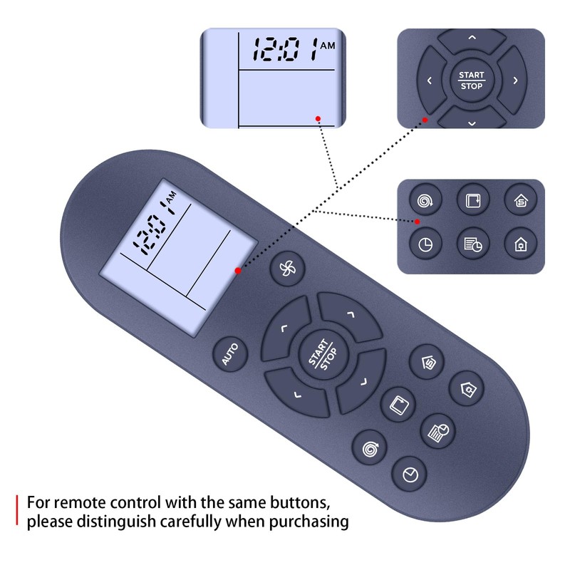 PZL New Replacement Remote Control Compatible with eufy RoboVac 11S,