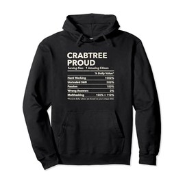 Crabtree, Oregon Proud Nutrition Facts Pullover Hoodie