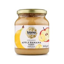 Biona Organic Apple Banana Puree 360g - Pack of 2