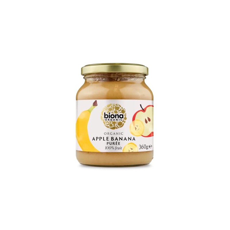 Biona Organic Apple Banana Puree 360g - Pack of 2