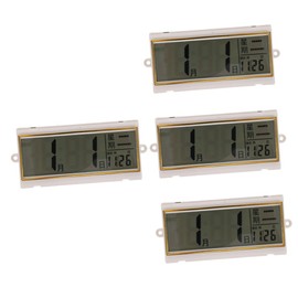 Operitacx 4pcs Calendar Clocks for Seniors Digital Alarm Clock Digital Calendar Clock Bedside Clock Clocks for Bedrooms Outdoor Clocks Calendar Clock for Seniors Display Desk Clock Plastic