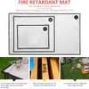 Outdoor Camping Fireproof Cloth Picnic Barbecue Heat Insulation Pad Flame
