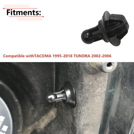 RLB-HILON Gas Tank Lid Catch Latch Compatible with Toyota Tacoma 1995-2022 Year, for Toyota Tundra 2003-2006 Year, for 77367-35010, Fuel Filler Door Holder Clamp Pin