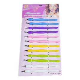 Cosmetitodo Paquete De Quita Cuticula Con 12 Piezas