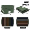 DocSafe Fireproof Document Box with Lock,File Storage Organizer with Mesh