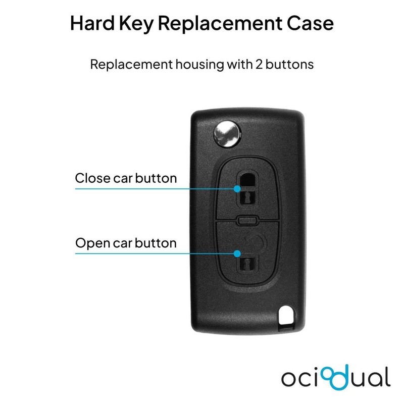 OcioDual 2 Button Remote Key Shell CE0523 with VA2 Blade