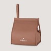 Pelli Big Break Canvas Insulated Lunch Bag, Charcoal Grey