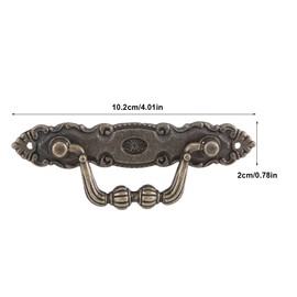 Zerodis Tirador de Armario, 4 Piezas, clásico, clásico, de aleación de Zinc, Muebles, pomo pequeño, Hardware, decoración del hogar, Bricolaje, para cajones, Armario, Puerta de Escritorio