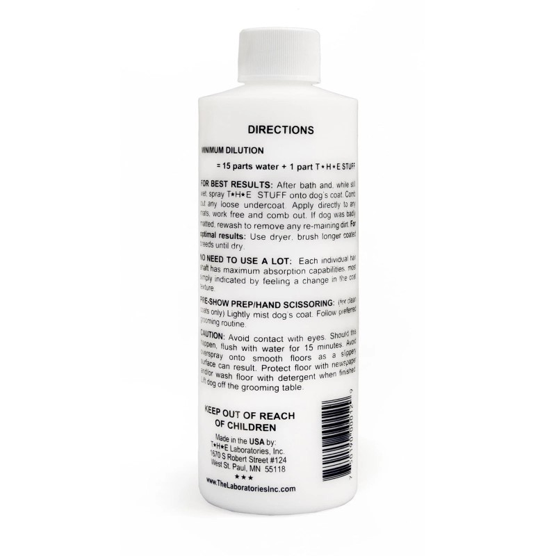 The Stuff Leave-in Dog Conditioner And Detangler Spray | 12Oz