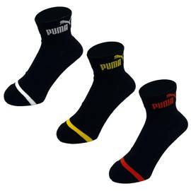 Iris Plaza Men's Socks, PU Socks, 6 Pair Set, 9.8 - 10.6 inches (25 - 27 cm), Black, 6 Pairs, black 6 pairs