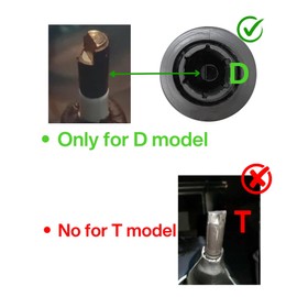 1neiSmartech Gear Shift Knob and Gear Stick Gaiter Kit Faux Leather with Red Stitching Compatible with Suzuki Swift 2005-2010, Suzuki SX4 2007-2013, Suzuki ALTO 2009-2014 - D Gear Lever Ergonomic