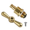 PK1100 Brass Globe Valve Faucet Stem Assy & PP806-15 Broach